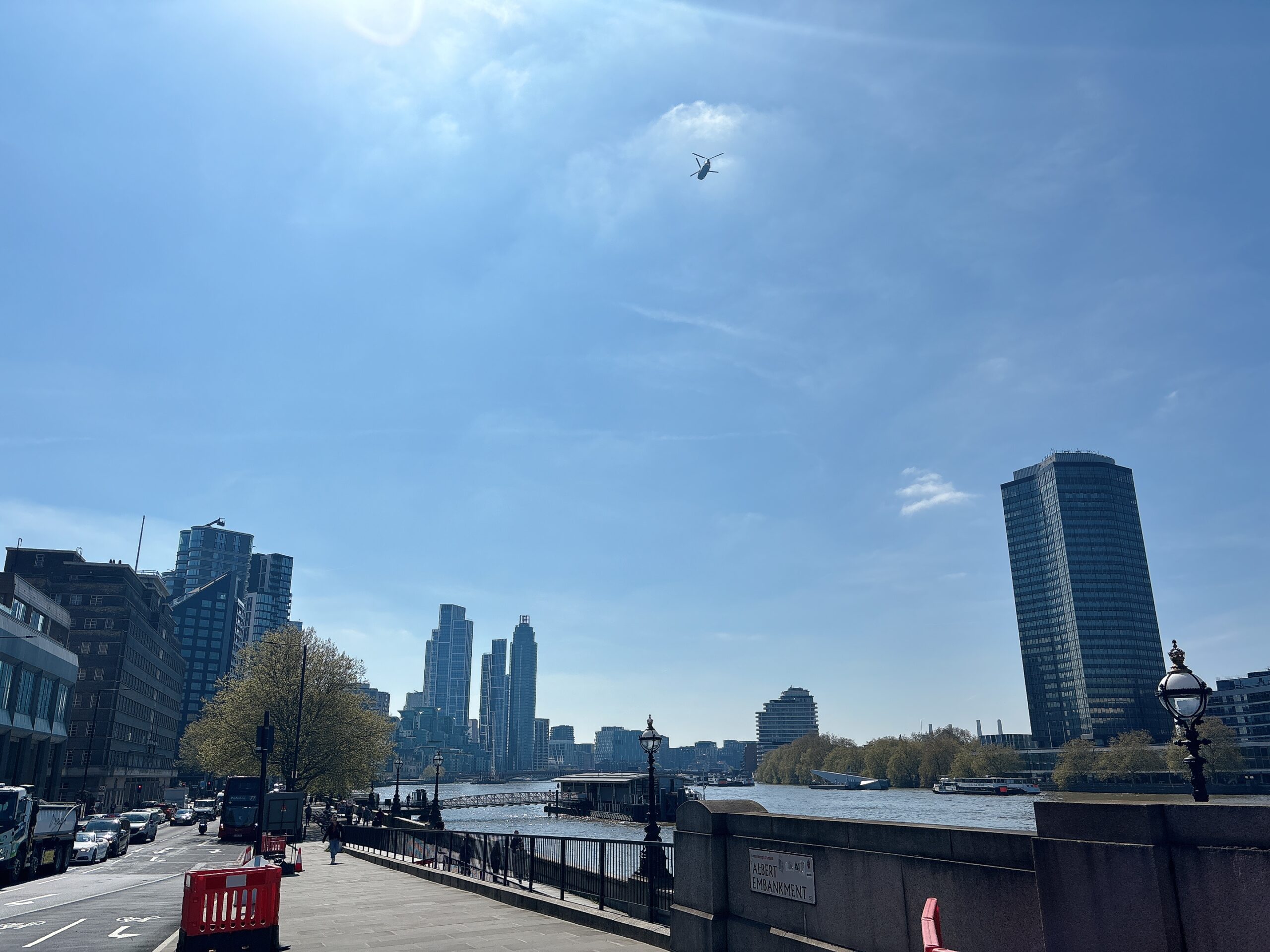 別エリアで撮影したロンドンの街並み