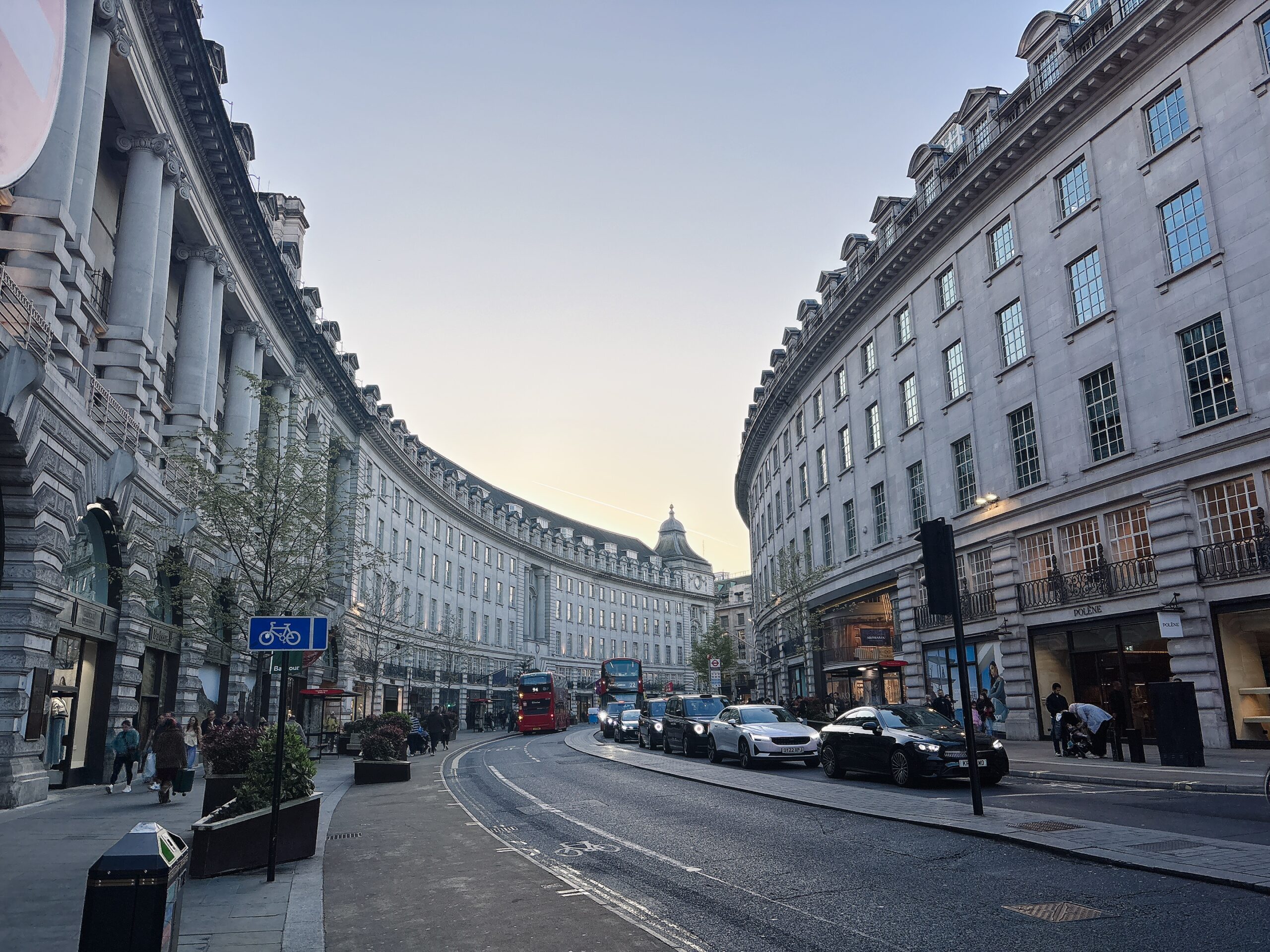 ロンドンの街並み