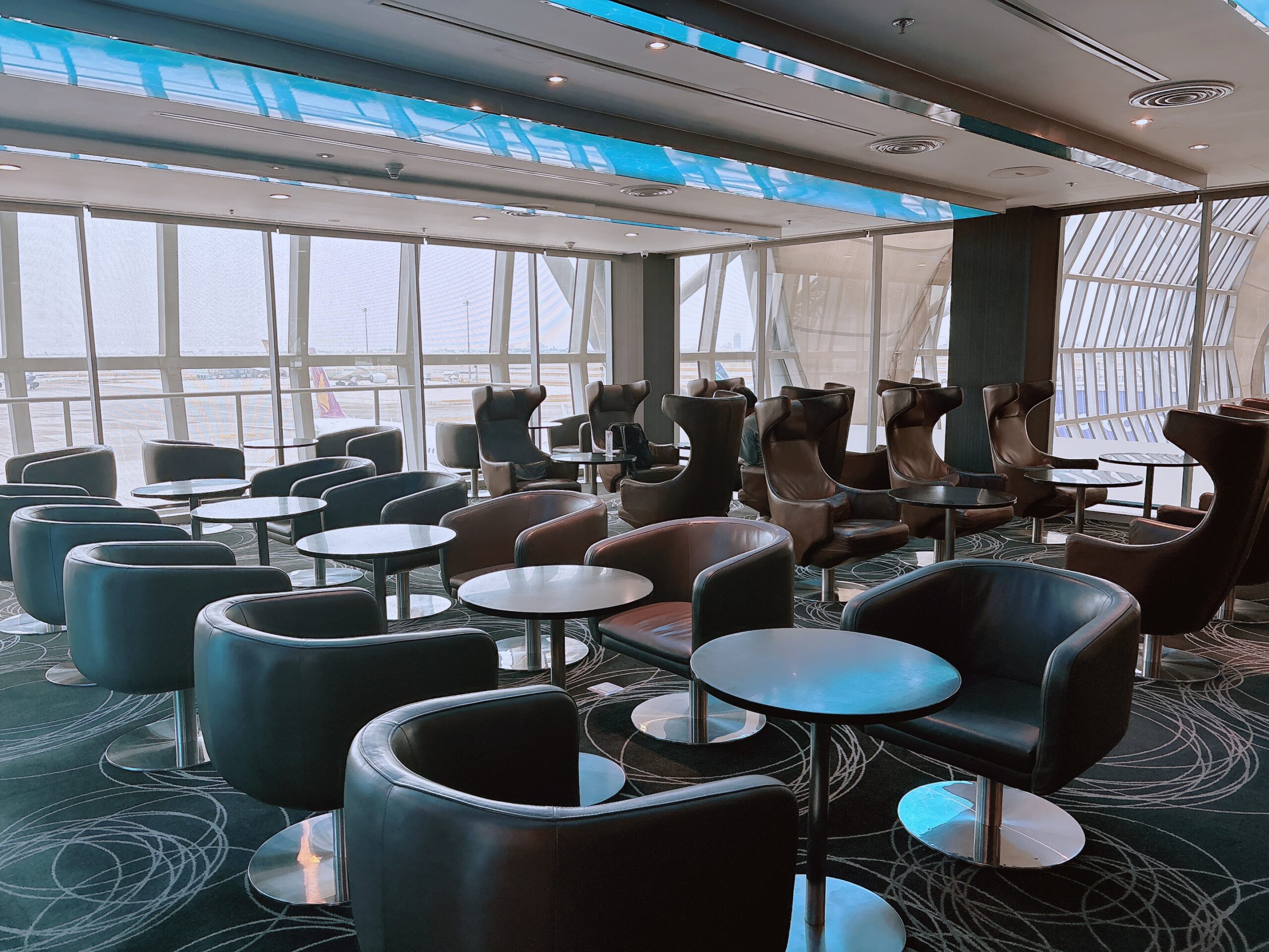 エバー航空のラウンジ