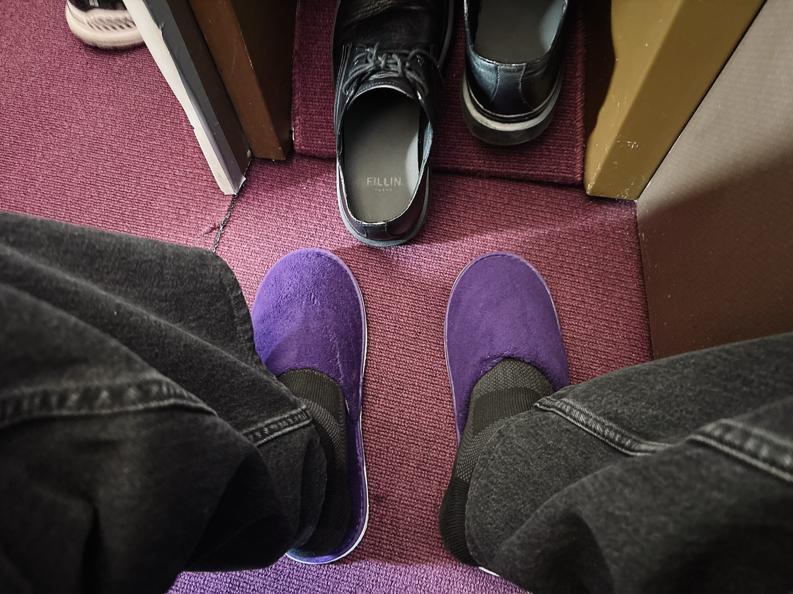 タイ航空ビジネスクラスのスリッパ