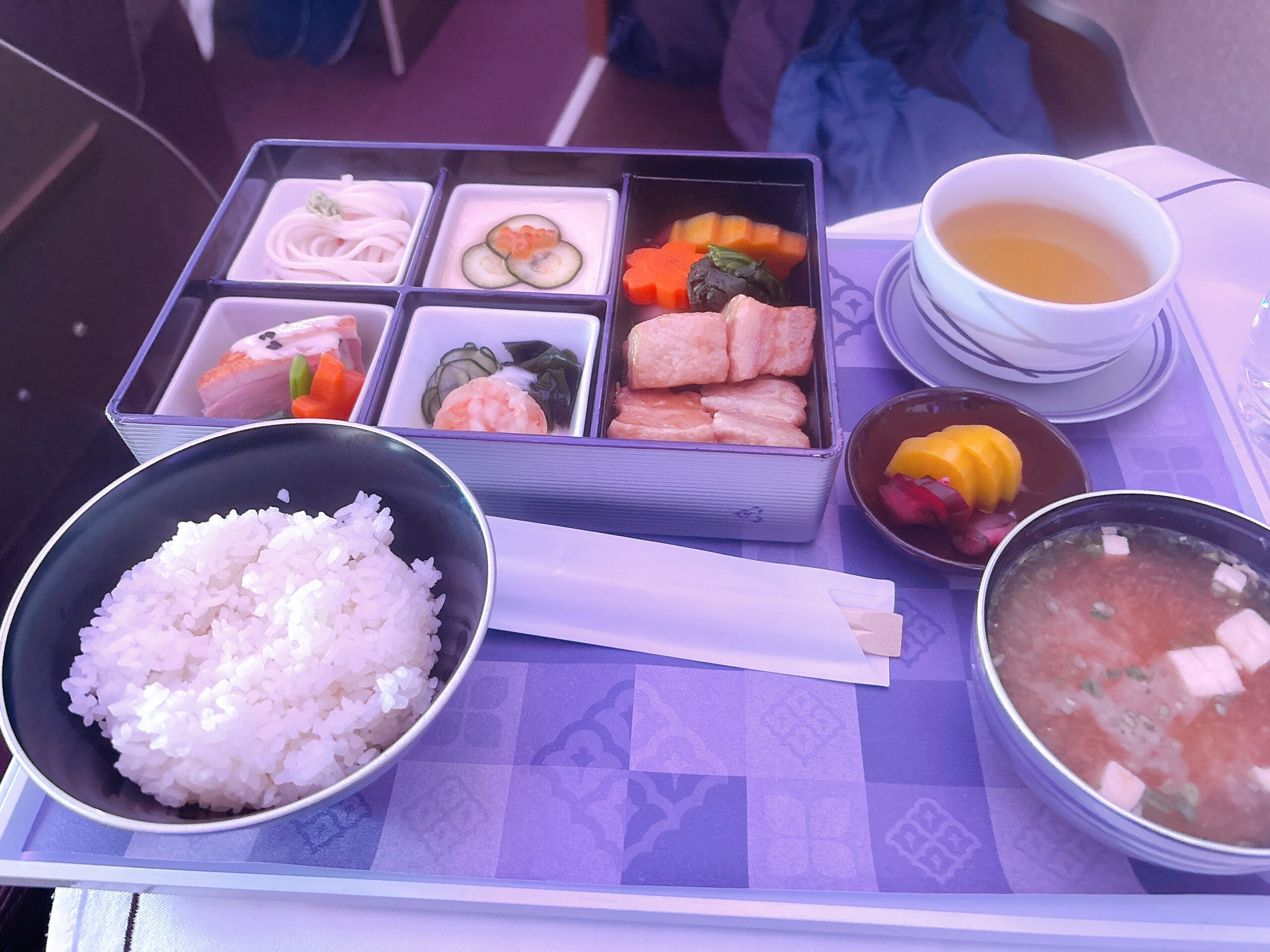 タイ航空ビジネスクラスの機内食